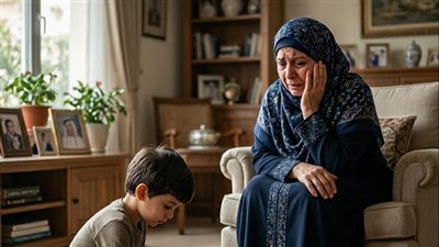 تركت ابنتي ابنها مصطفى، البالغ من العمر خمس سنوات